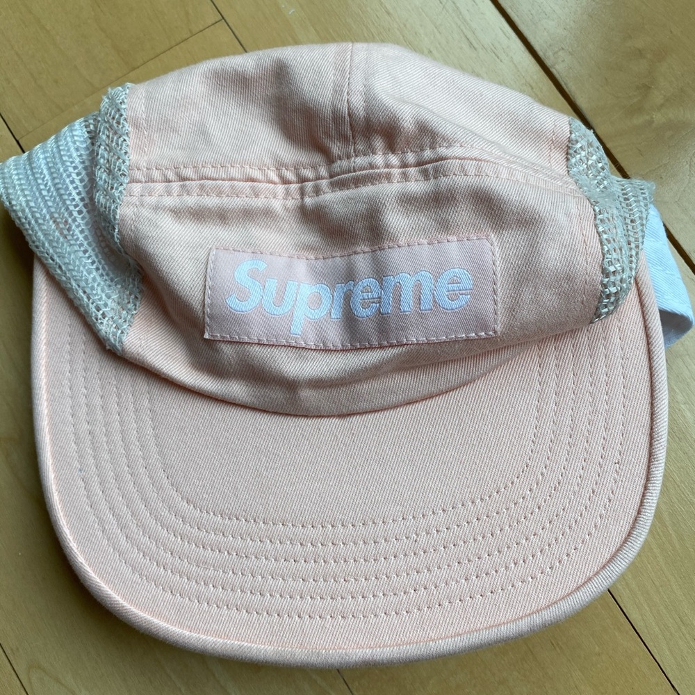 BOXLOGO SUPREME HAT PEACH